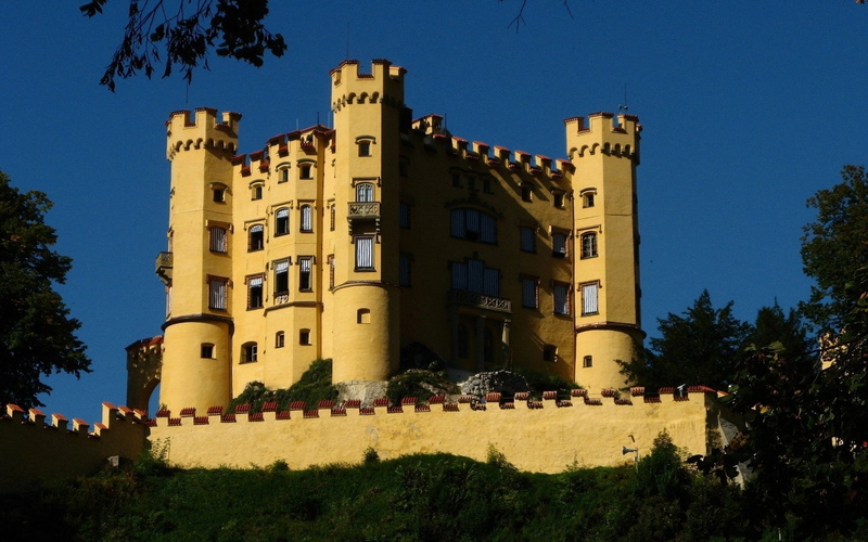 Castles, 1080P, Hohenschwangau Castle