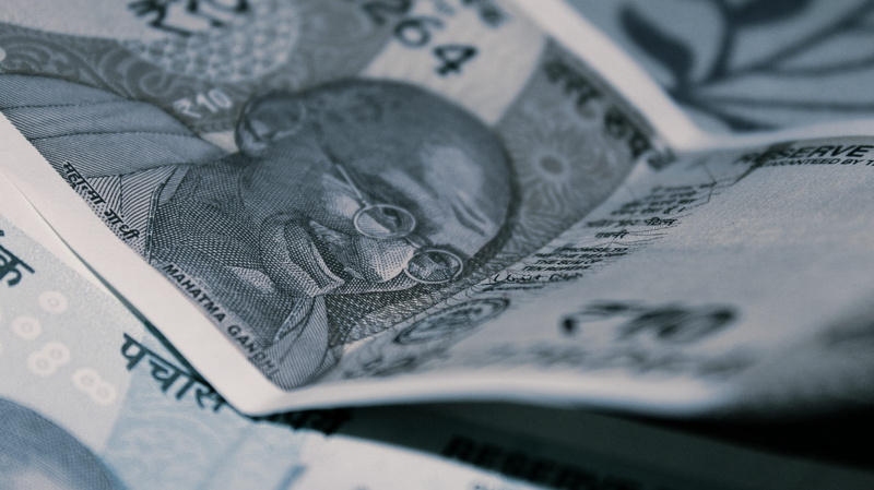 economy, 5K, extreme close-up, paper money, business, close-up, luxury, backgrounds, making money, rupee, savings, wealth, no people, cash, consumerism