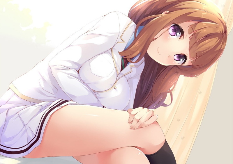portrait, clothing, human face, lifestyles, beautiful people, one person, human body part, females, anime anime girls artwork love live yuuki anju, women