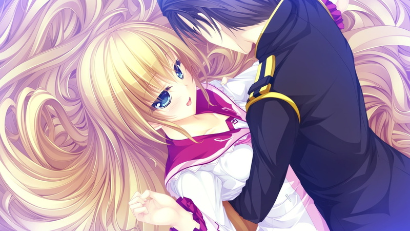 whirlpool, usotsuki, tenmaso, ohime sama, ouji, nayameru, blue, long, izumi, tsukioka, hair, seifuku, eyes, game, 1080P, blonde