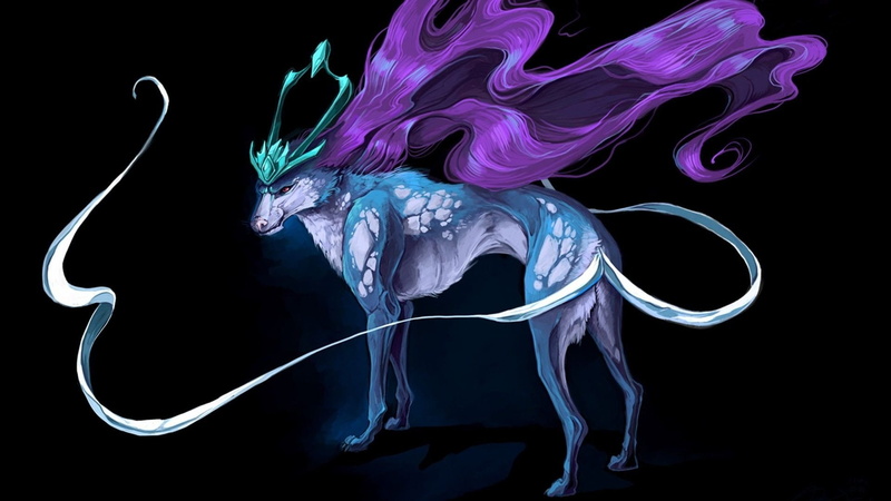 Pokémon, Legendary Pokémon, Suicune (Pokémon), 1080P, Pokémon: Crystal Version