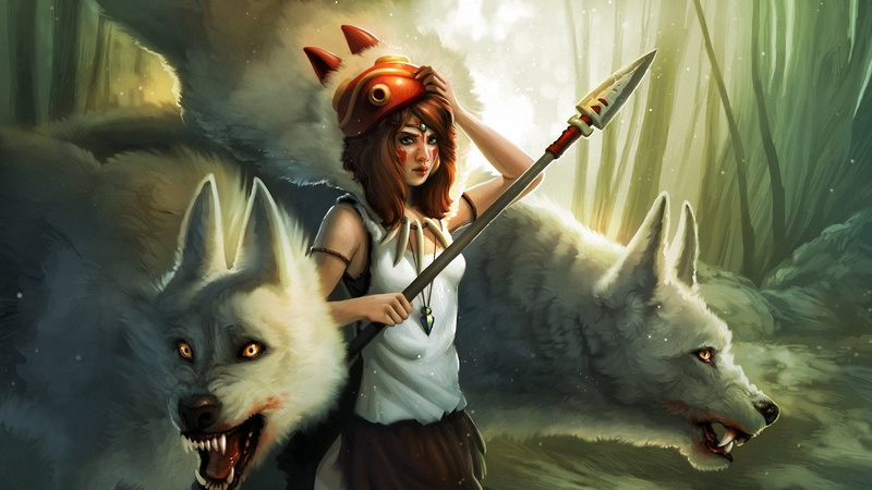 hime, mononoke, 1080P, (3)