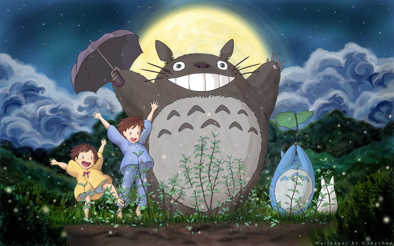 totoro, sky, 1080P, tonari, forest