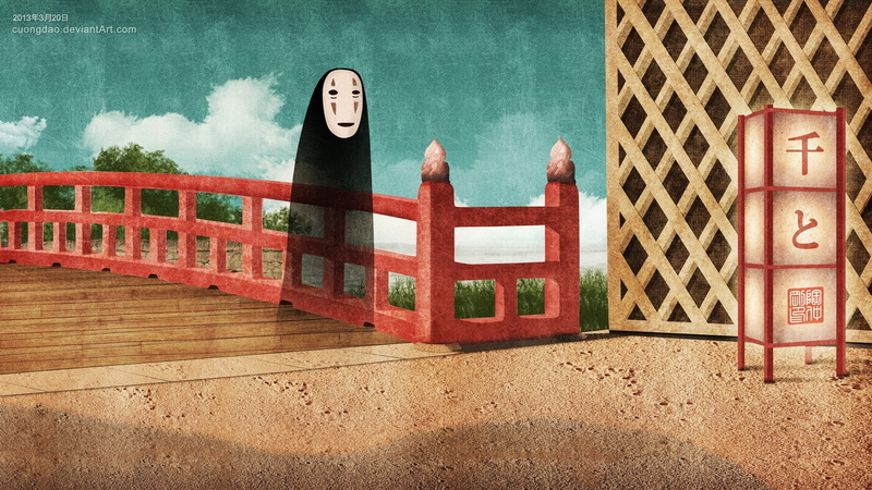 anime, spirited, face, ghibli, studio, 1080P, chihiro