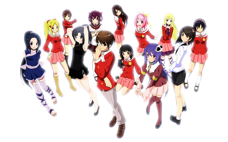Anime, Ayumi Takahara, Shiori Shiomiya, Chihiro Kosaka, Keima Katsuragi, Elucia de Lute Ima, Jun Nagase, 1080P, Tsukiyo Kujō, Mio Aoyama, Haqua du Lot Herminium