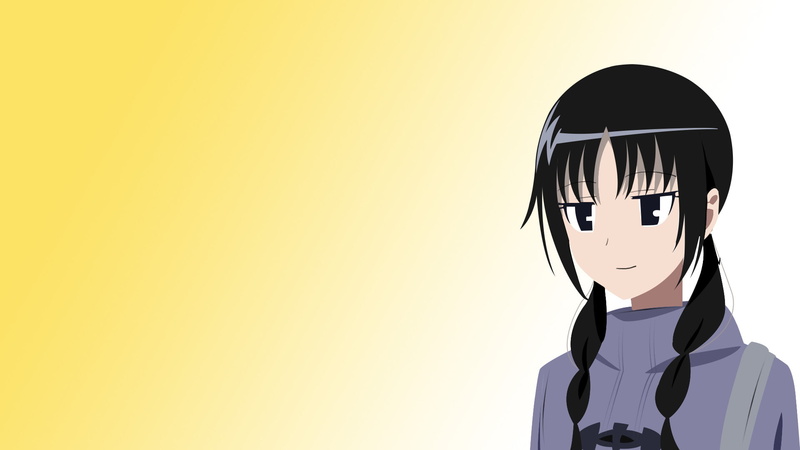 1080P, Girl, Yellow, Seitokai Yakuindomo, Uomi Chihiro, Anime