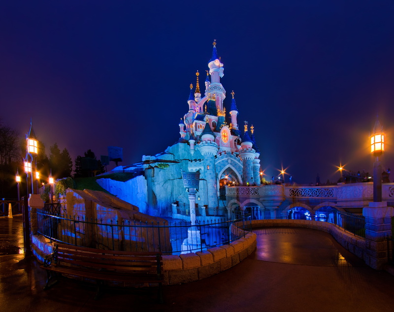 Architecture, cityscape, s, building, nature, Le Chateau de la Belle au Bois Dormant, cinderella, travel, Disneyland Paris, sky, city, dusk, travel destinations