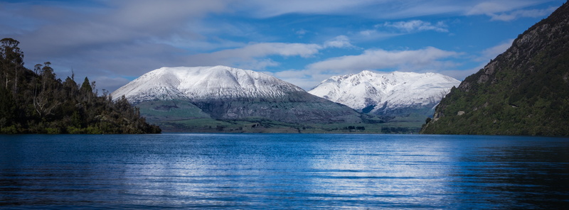 Blue, 5K, no people, inland, bay, tranquil scene, New Zealand, winter, sky, tranquility, beauty in nature, nature, Gorgeous, snowcapped mountain, snow