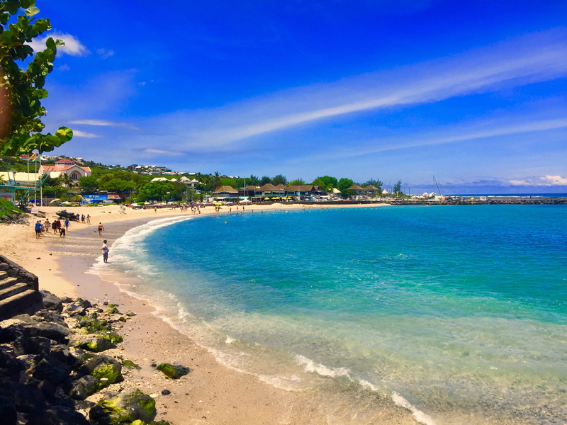 holiday, saint-gilles, tree, sea, sand, reunion, travel destinations, scenics - nature, travel, vacations, trip, land, sky, turquoise colored, cloud - sky