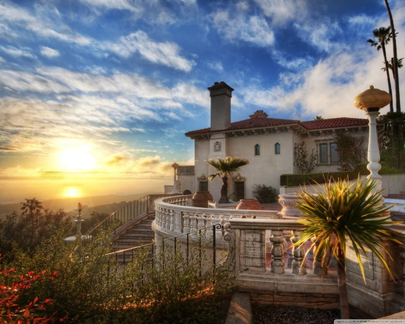 Hearst Castle, 720P, House, Luxury, Castles