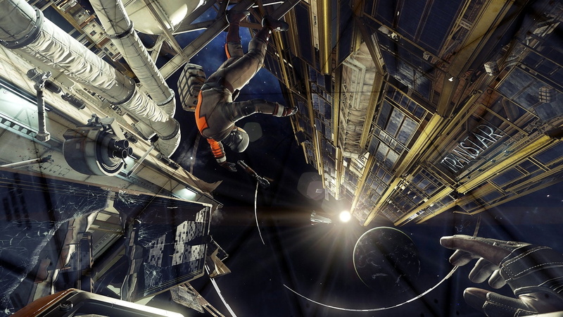Video Game, pipe - tube, train, travel, mode of transportation, public transportation, transportation, 1080P, metal, day, engine, Prey (2017), car, industry