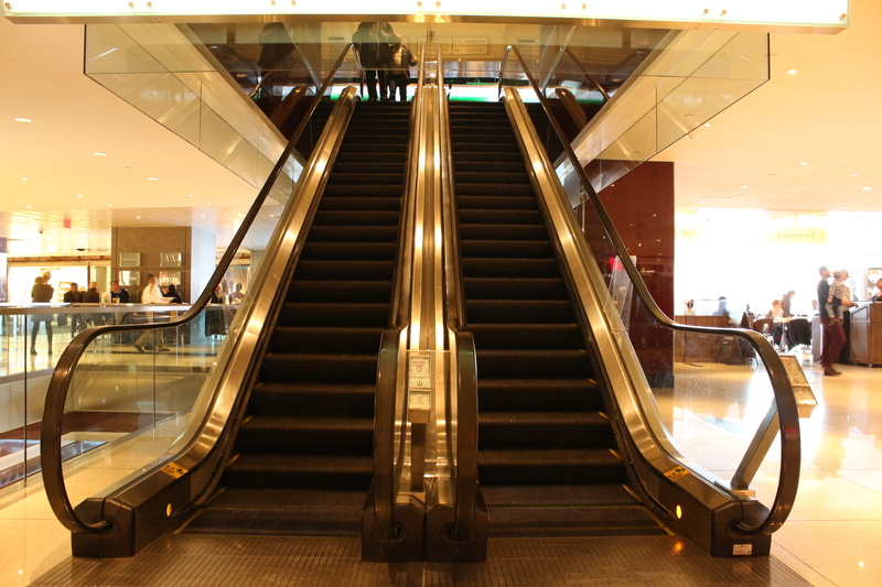 shopping mall, airport, illuminated, incidental people, light, real people, moving, lighting equipment, walk, men, lifestyles, indoors, steps and staircases