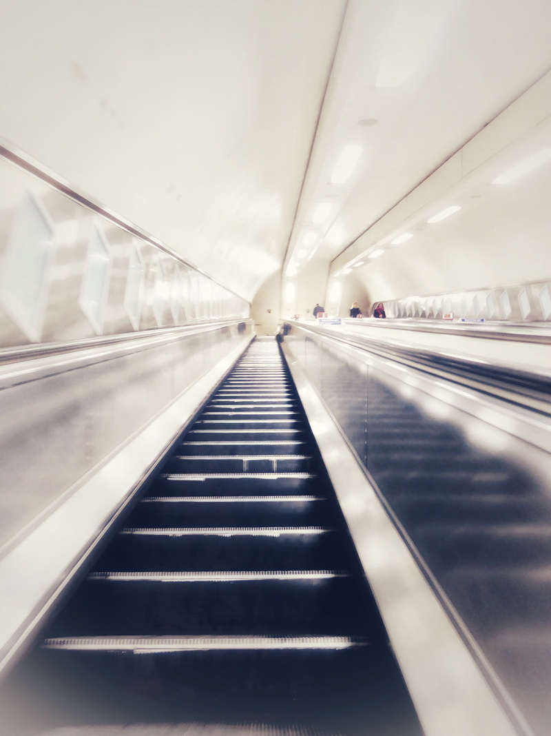 underground, technology, screensaver, background, modern, empty, built structure, transportation, vanishing point, railing, direction, wall - building feature
