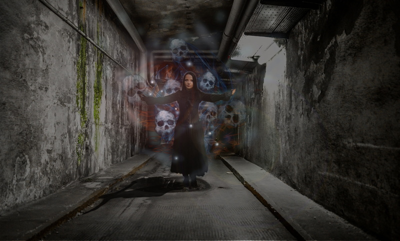 casual clothing, motion, subway system, magic, one person, scary, horror, alley, abandoned, people, tunnel, wall - building feature, young adult, full length