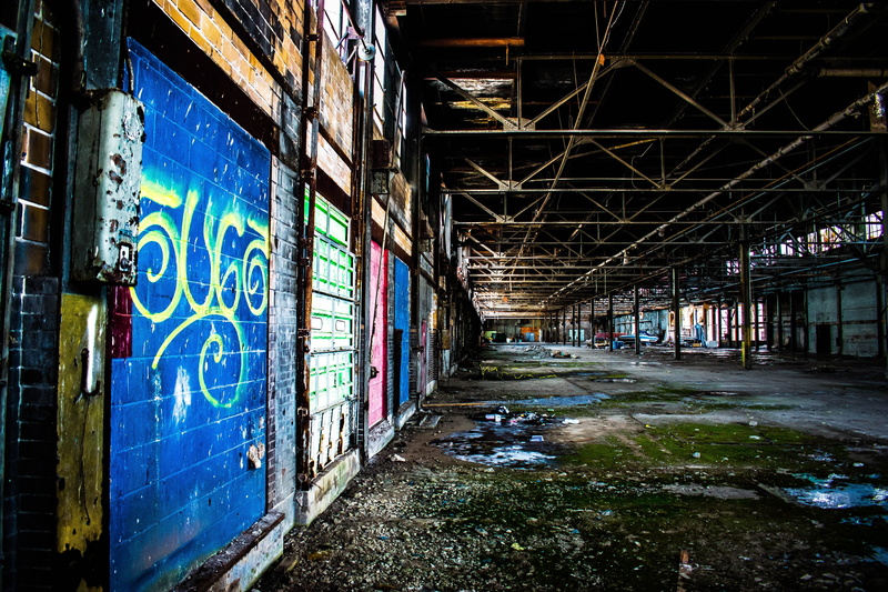 indoors, ruined, architecture, messy, empty, rusty, ceiling, graffiti, Warehouse, no People, industry, damaged, built Structure, spooky, dirty, day, Wall