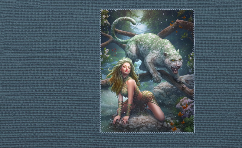 Lady of Spring and Lady of Summer, art, fantasy, Kerem Couplets, Illustrator, 2K