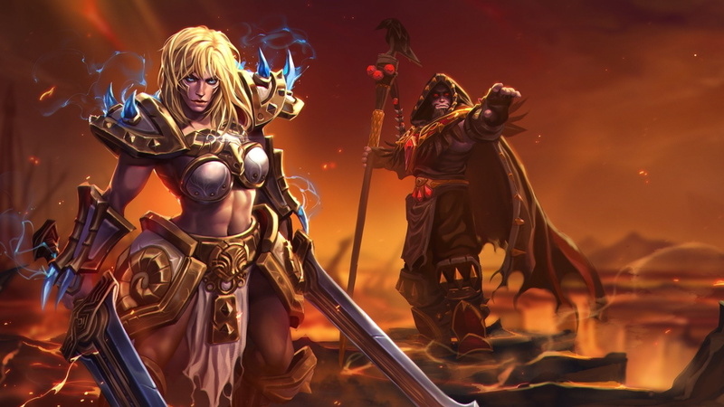 Blonde, Sword, Wizard, Woman Warrior, 1080P, Warcraft, World Of Warcraft
