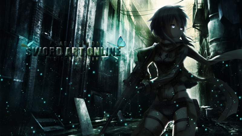 Sinon (Sword Art Online), Sword Art Online II, Sword Art Online, 1080P, Asada Shino