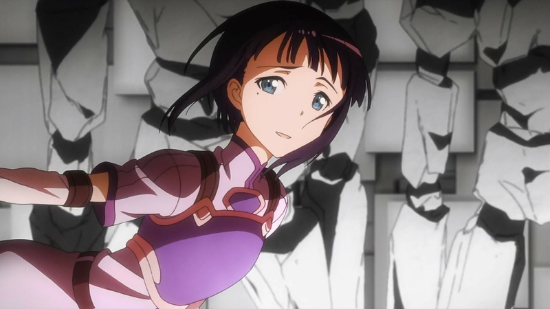 focus on foreground, portrait, toy, representation, female likeness, creativity, human representation, craft, sunlight, retail display, no people, Sword Art Online