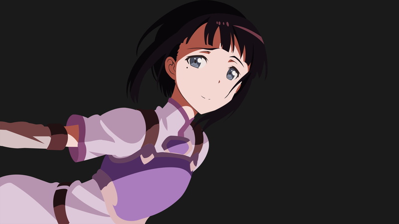 Sachi (Sword Art Online), Minimalist, 1080P, Sword Art Online