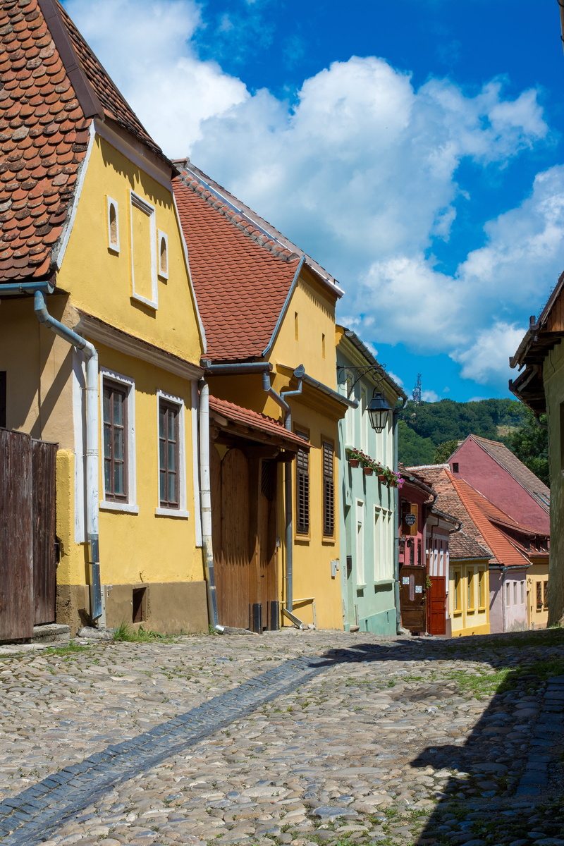 transylvania, historic old town, window, places of interest, dracula, 4K, sigishoara, building, cloud - sky, vlad tepes, residential district, old town