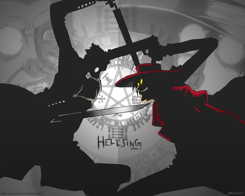 x, alucard, 720P, anderson, hellsing, alexander, anime, hd, art