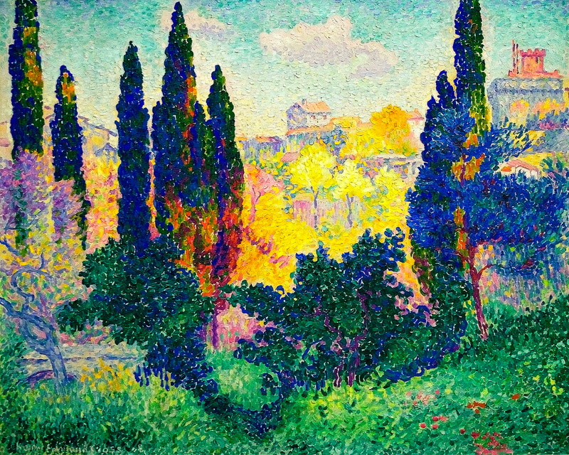 art and craft, full frame, backgrounds, pattern, variation, close-up, growth, home, blue, colors, flowering plant, Henri Edmond Cross, beauty in nature