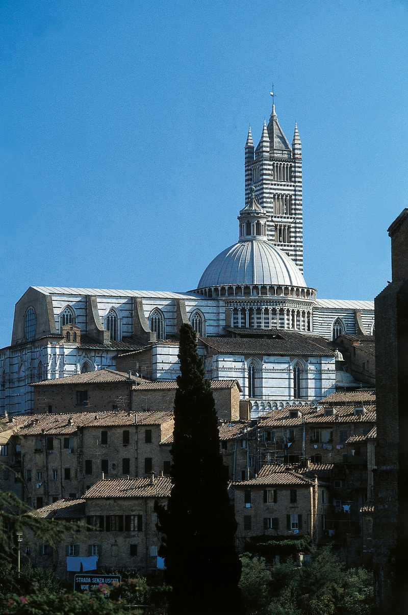 marble, 4K, siena, religion, outdoors, spirituality, homes, tuscany, spire, travel destinations, clear sky, built structure, summer, facades, scan, cityscape
