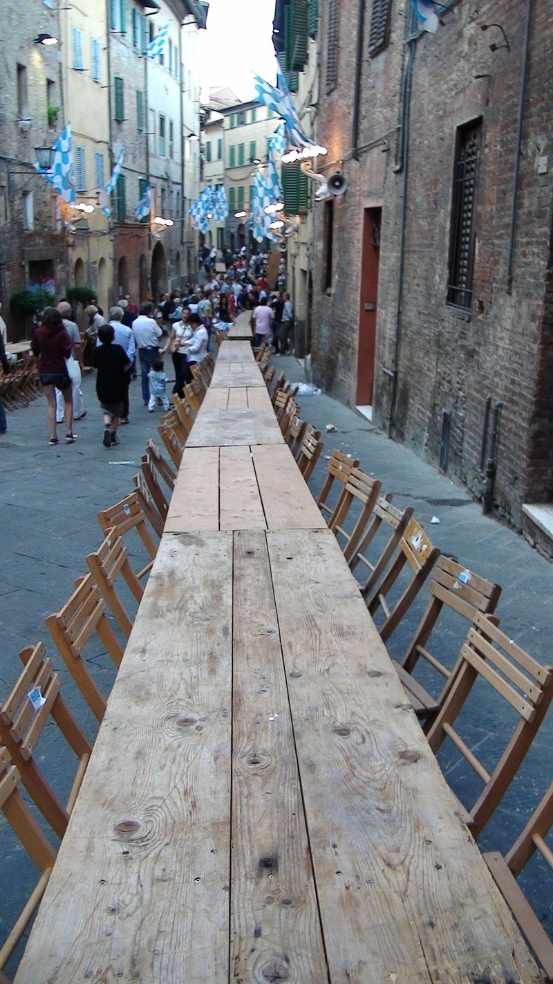 chairs, men, city, siena, wood, building, atmosphere, women, decoration, long, walking, seat, footpath, urban Scene, lifestyles, group of people, day, street