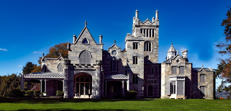 nature, blue, sky, plant, built structure, castle, building exterior, Gothic architecture, place of worship, day, building, 1080P, belief, the past, travel destinations