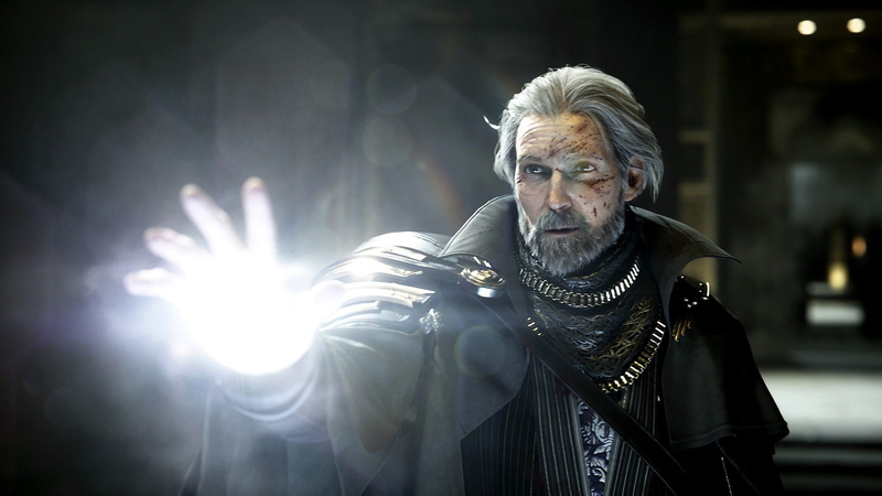 clothing, looking at camera, men, architecture, white hair, adult, front view, portrait, senior adult, 1080P, waist up, lens flare, gray hair, human arm