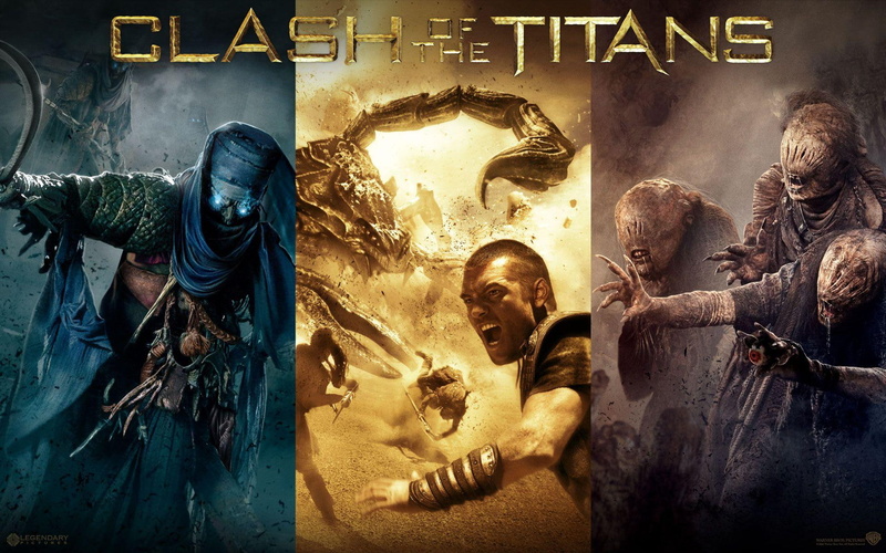 movies, 1080P, poster, clash, movie, 2010, titans