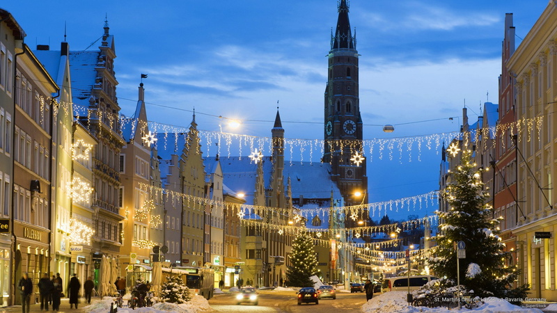 bavaria, martins, germany, church, 2K, landshut, st, Holidays