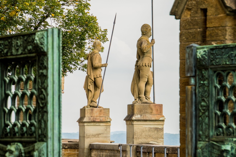 no people, places of interest, alb eaves, male likeness, zollernalb, building, zollern, ancestral castle, representation, 5K, human representation, summit castle