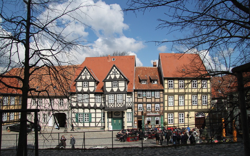 Germany, 1080P, Quedlinburg, Trees, House