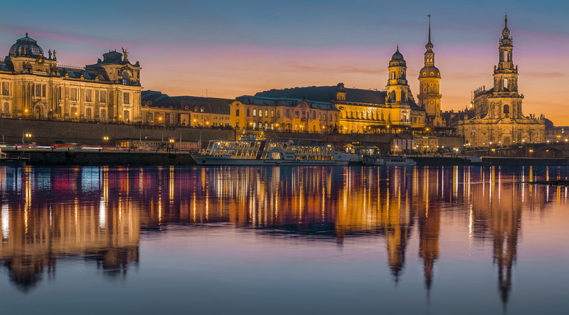 Building, outdoors, Germany, building exterior, travel destinations, sky, built structure, religion, travel, River, concrete, belief, 2K, waterfront, high