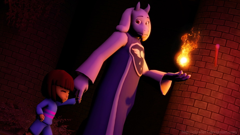 Toriel (Undertale), 1080P, Video Game, Frisk (Undertale), Undertale