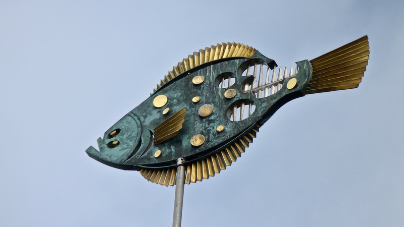 brown, animal, sky, blue, gray, art, nature, history, metal art, wood - material, sunny, travel destinations, silver colored, ornate, metal, architecture