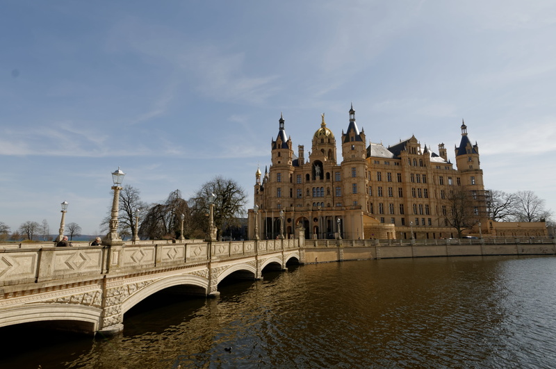 architecture, built structure, connection, places of interest, arch bridge, water, travel, landmark, bridge - man made structure, germany, castle, tourist attraction