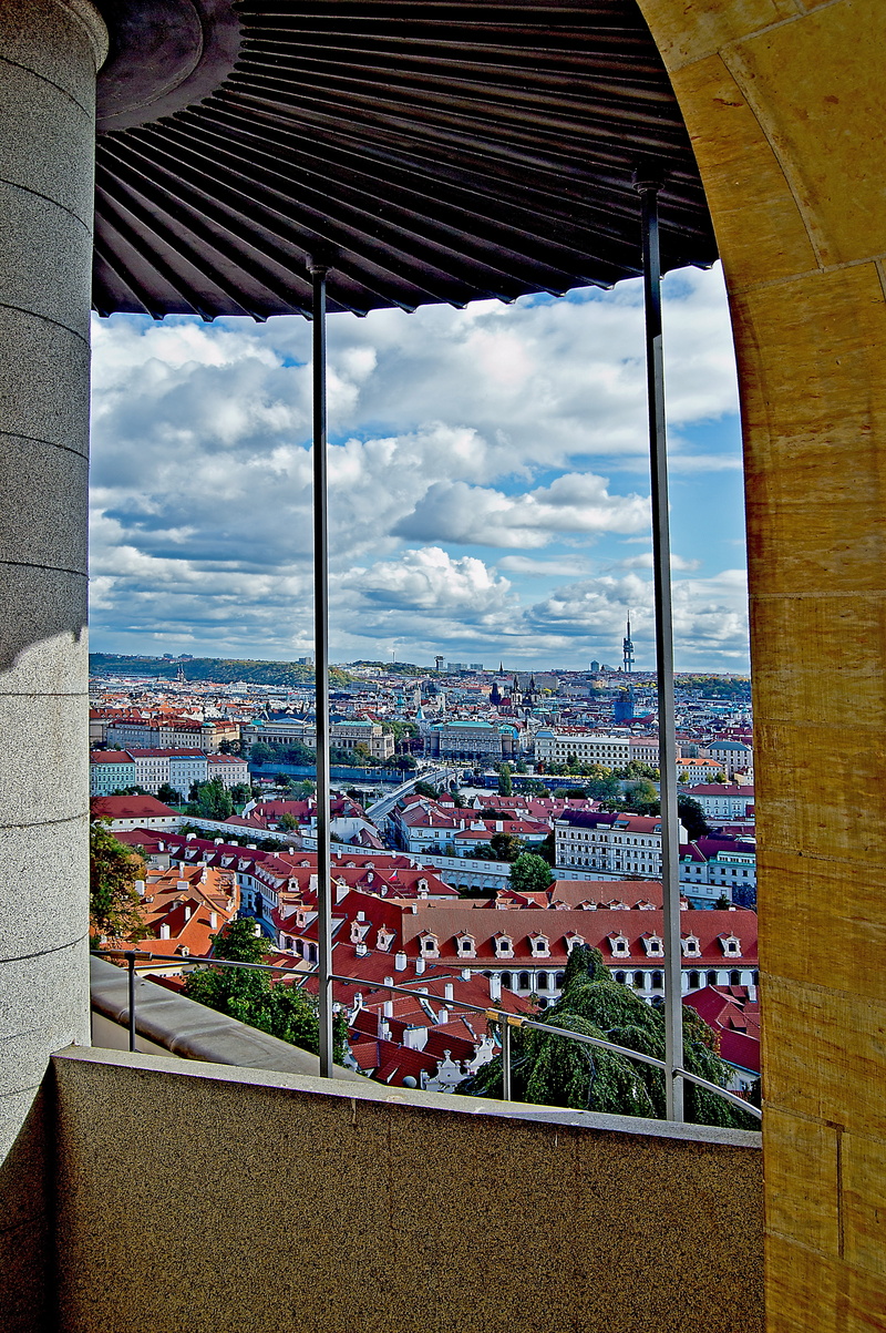outdoors, panorama, tourism, city, view of the city, travel destinations, the old town, the city centre, view from prague castle, prague, townscape, built structure