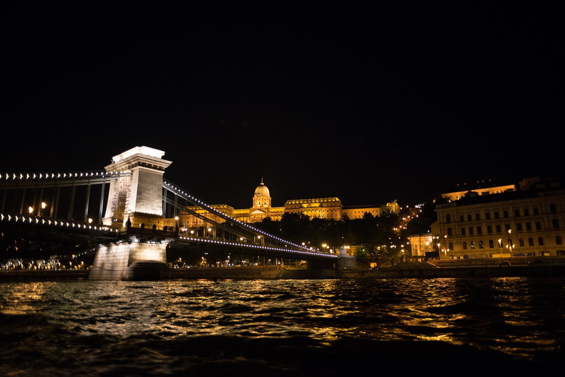 buda castle, waterfront, suspension bridge, europe, cityscape, transportation, landmark, night, bridge, connection, danube river, concrete, hungary, water