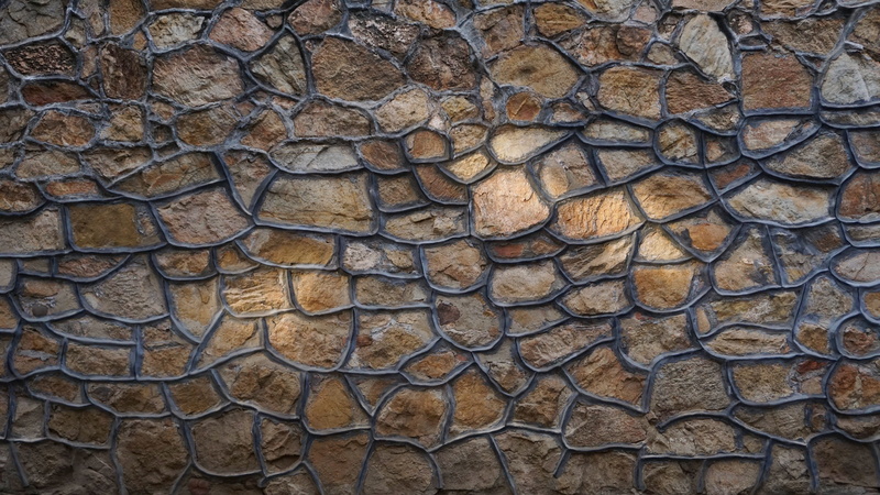 pattern, cladding, brown, forest, stone wall, repetition, built structure, roof tile, close-up, no people, mosaic, architecture, large group of objects