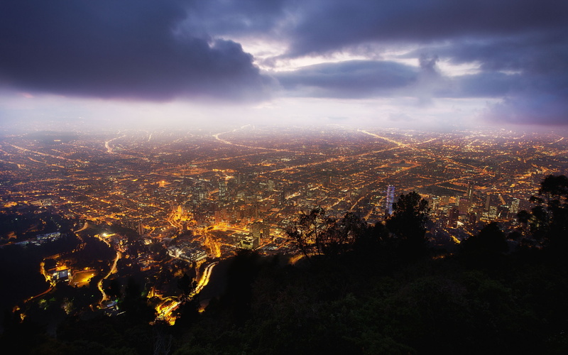bogota, night, colombia, 2K