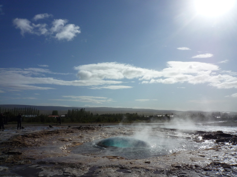 outbreak, places of interest, nature, power, environment, day, scenics - nature, boiling water, Geyser, landscape, scenics, Strokkur, water, hot water valley