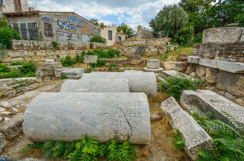 stone, Athens, Greece, cultures, cemetery, outdoors, travel Locations, the Past, day, architecture And Buildings, old Ruin, ruined, architecture, nature
