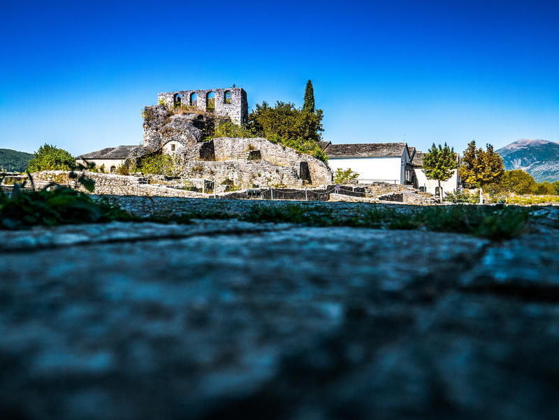 land, greece, kale, religion, nature, built structure, history, old, buildings, citadel, castle, 4K, ancient, building, sky, day, blue, old ruin, ruined