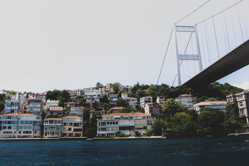 building exterior, bridge - man made structure, built structure, neighborhood, no people, transportation, residential district, day, cityscape, building