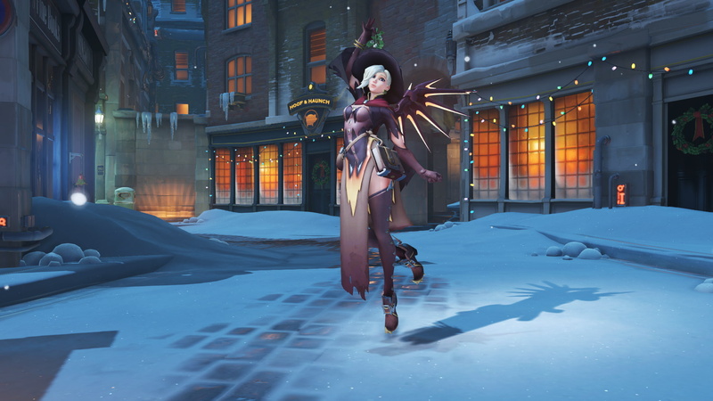 1080P, Mistletoe, Video Game, Overwatch, Mercy (Overwatch)