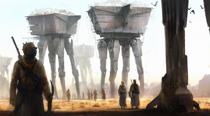 human representation, day, representation, creativity, Star Wars, government, statue, sculpture, real people, wars, outdoors, Sand People, built structure