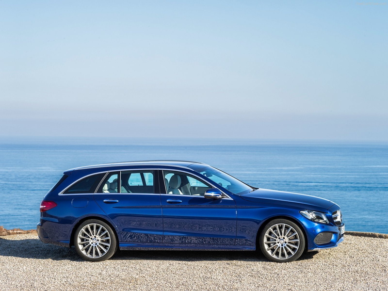 bleue, germany, blue, brown, mercedes, c classe, break, 720P, estate, 1204, marron